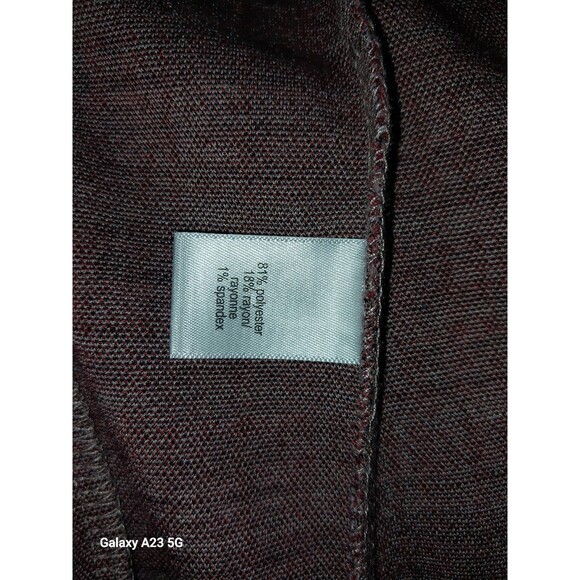 Maurices Women's Buttonless Blazer Jacket XXL NWT Plaid 3/4 Sleeves Beige Red - Picture 7 of 8